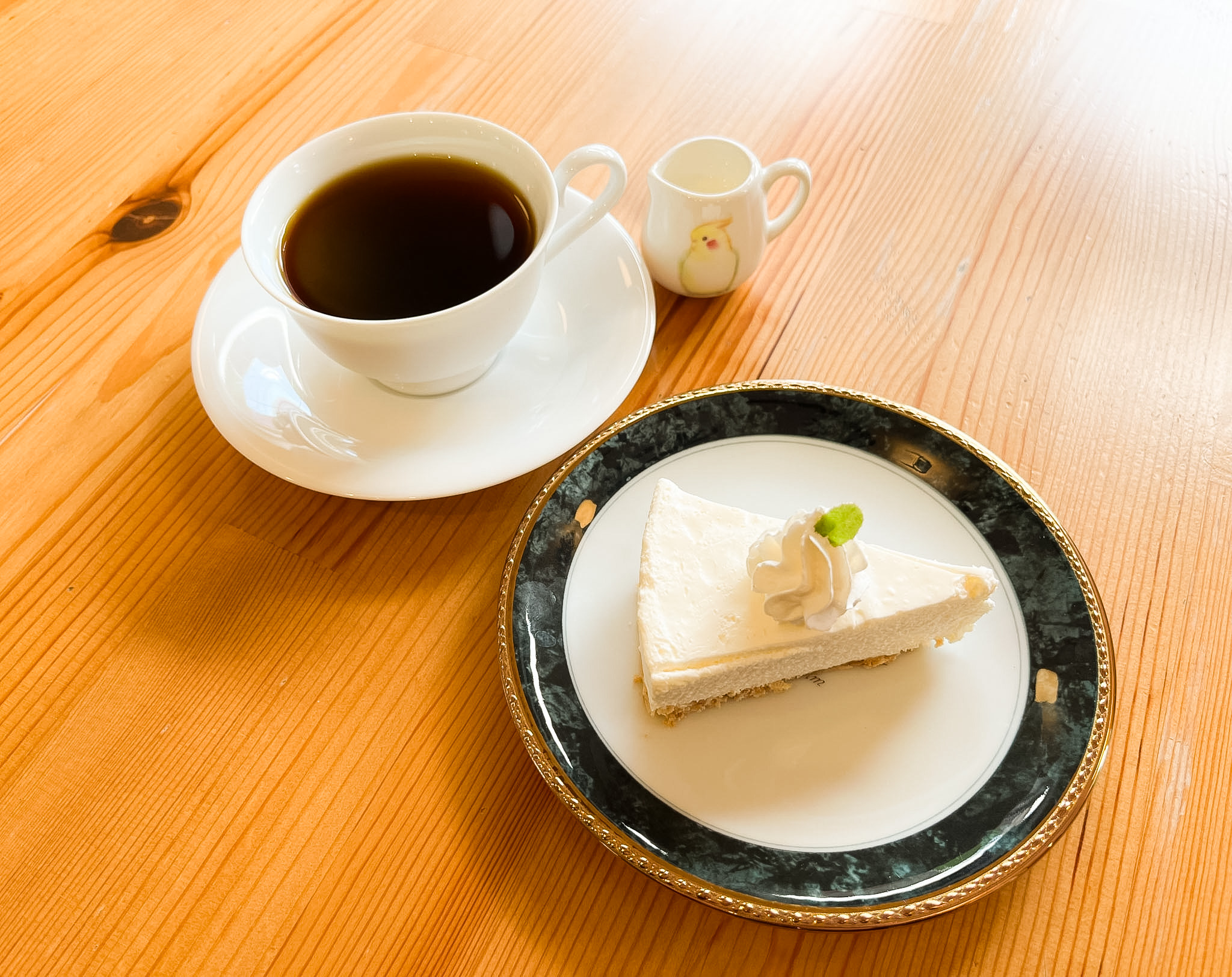 コーヒーとケーキ